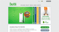 Desktop Screenshot of oekofen.it