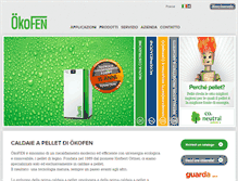Tablet Screenshot of oekofen.it